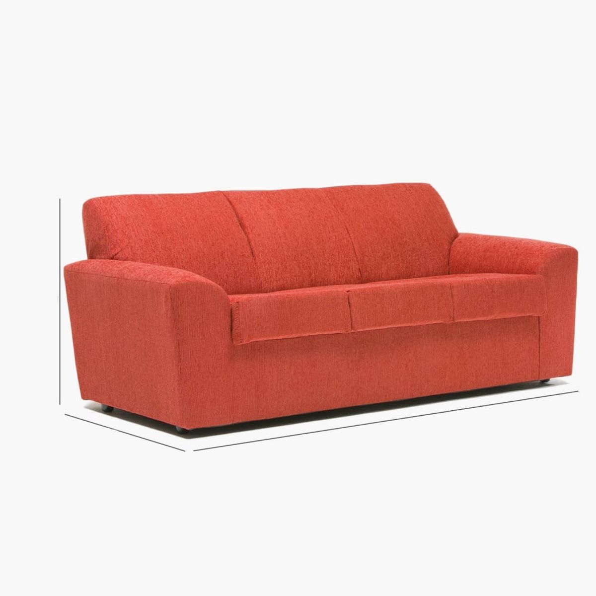 CABSUR - Sofa Milan 3C Terracota