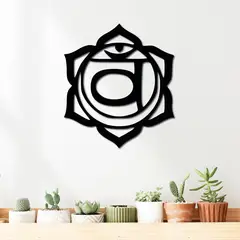 ELAB PROPIA - Cuadro Decorativo Chakra Svadhisthana 40x35cm - Madera Fun Republic