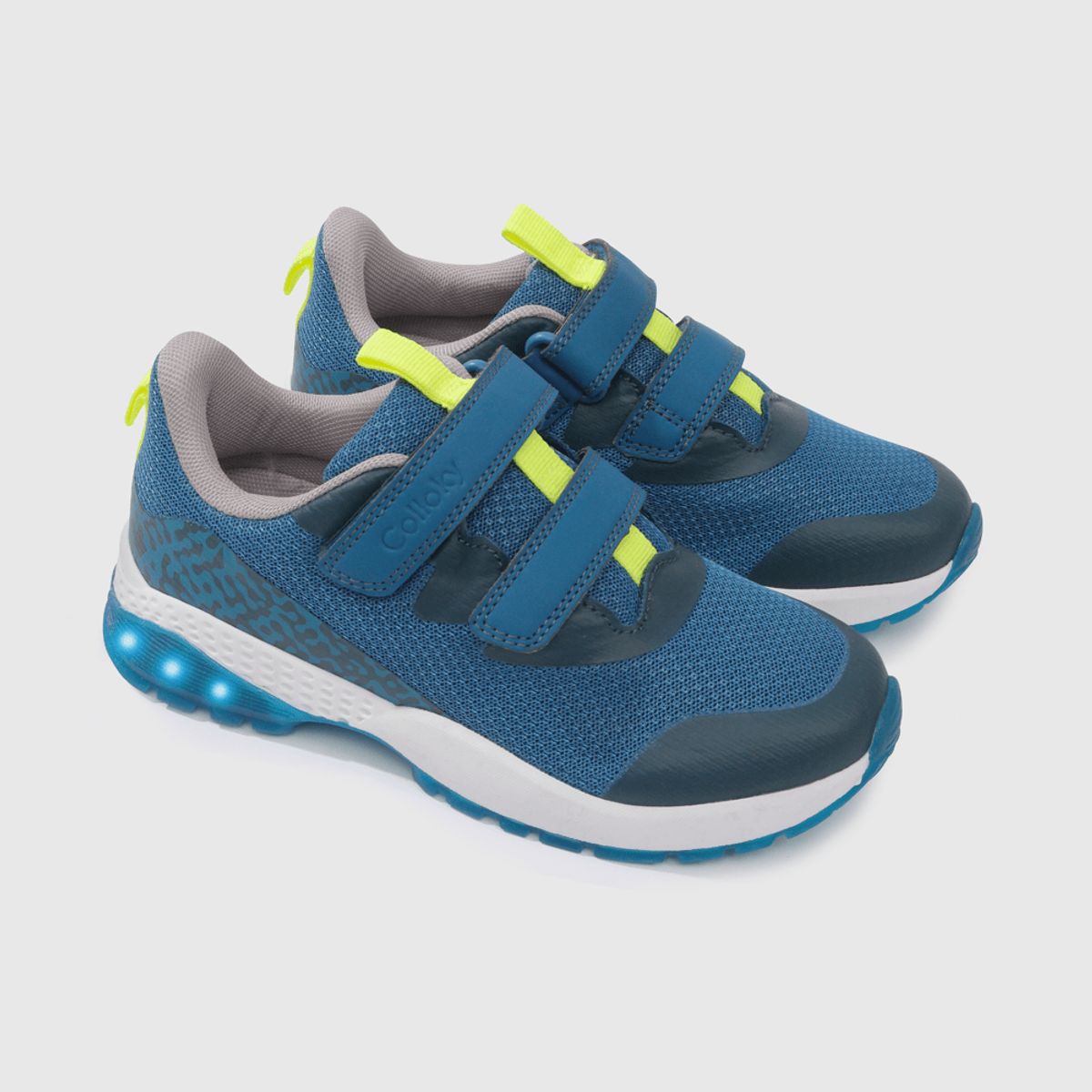 COLLOKY - Zapatilla Luces Niño Azul 248768 Colloky