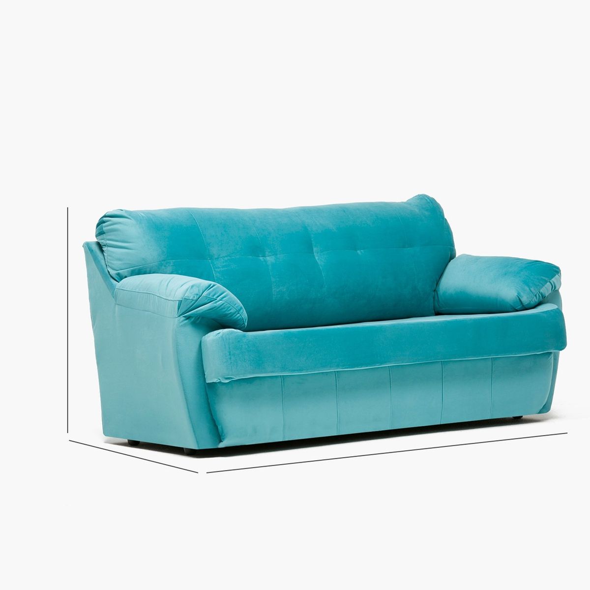 CABSUR - Sofa Caburga 3c Turquesa