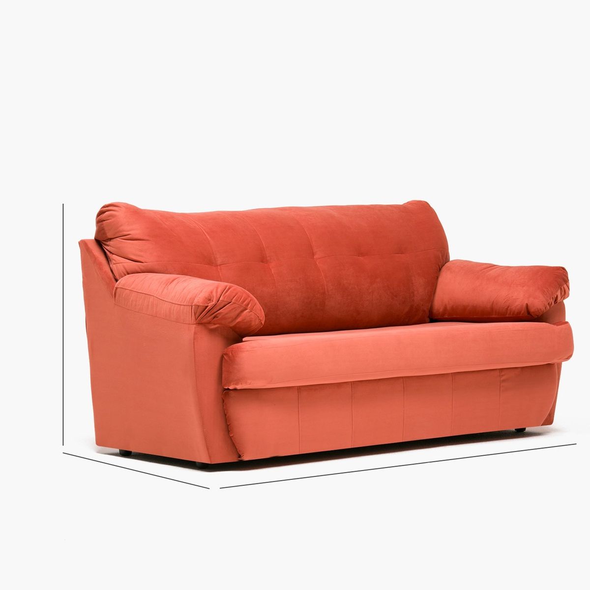 CABSUR - Sofa Caburga 3c Terracota