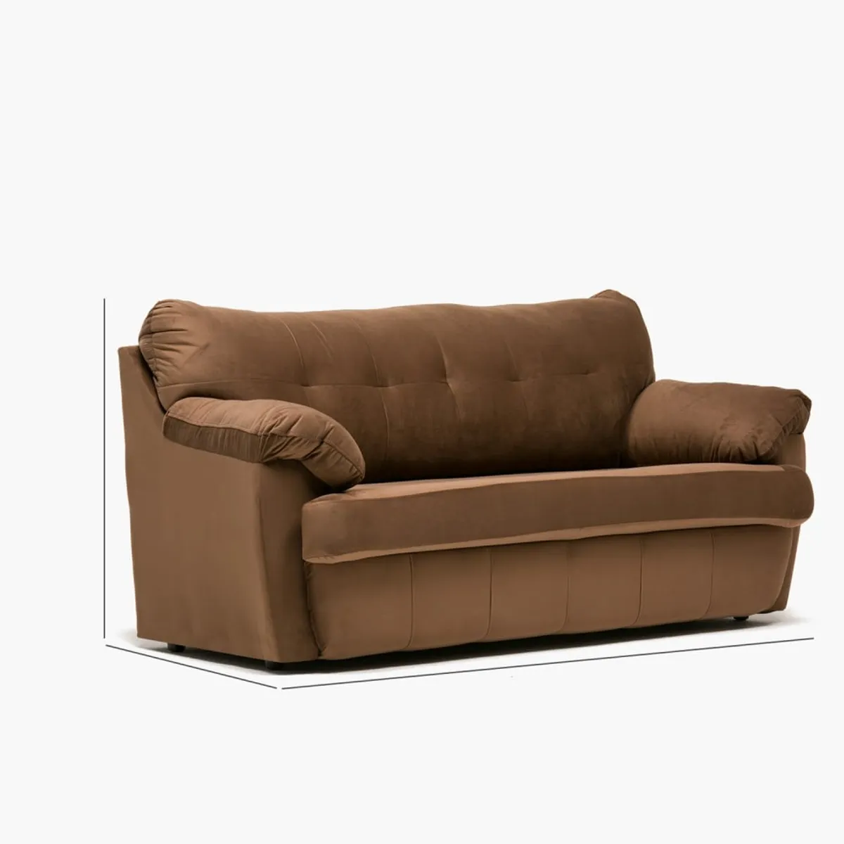 CABSUR - Sofa Caburga 3c Chocolate