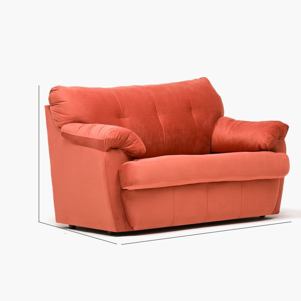 CABSUR - Sofa Caburga 2c Terracota