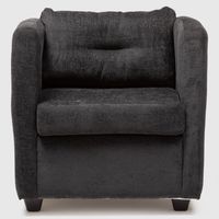 POLTRONA CABURGA TELA NEGRO