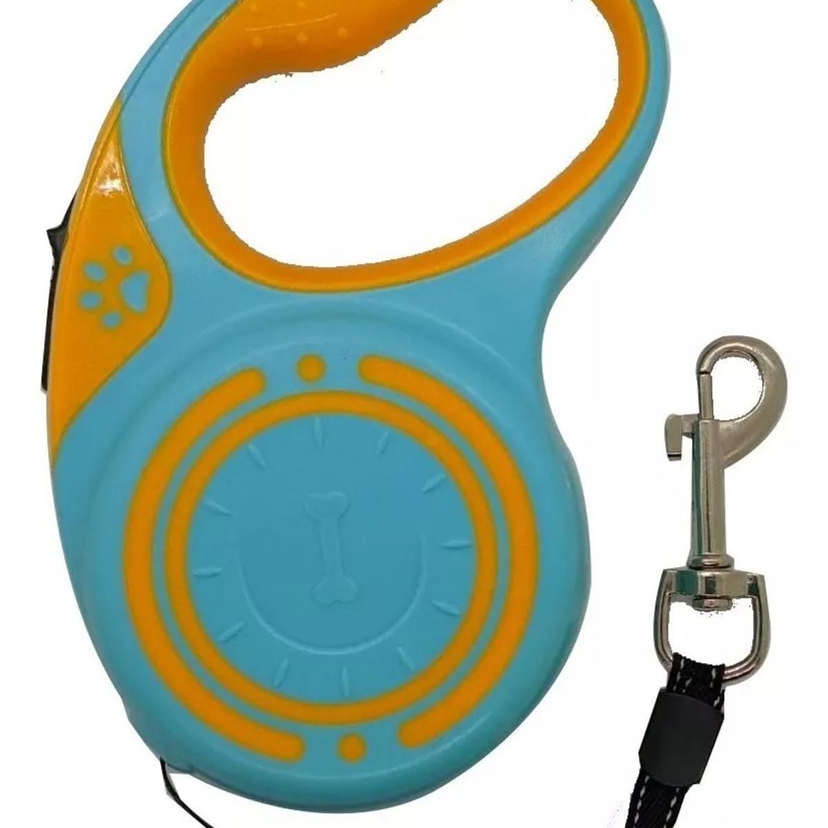 GENERICO - Correa Retractil Mascota Extensible 5 Metros Celeste