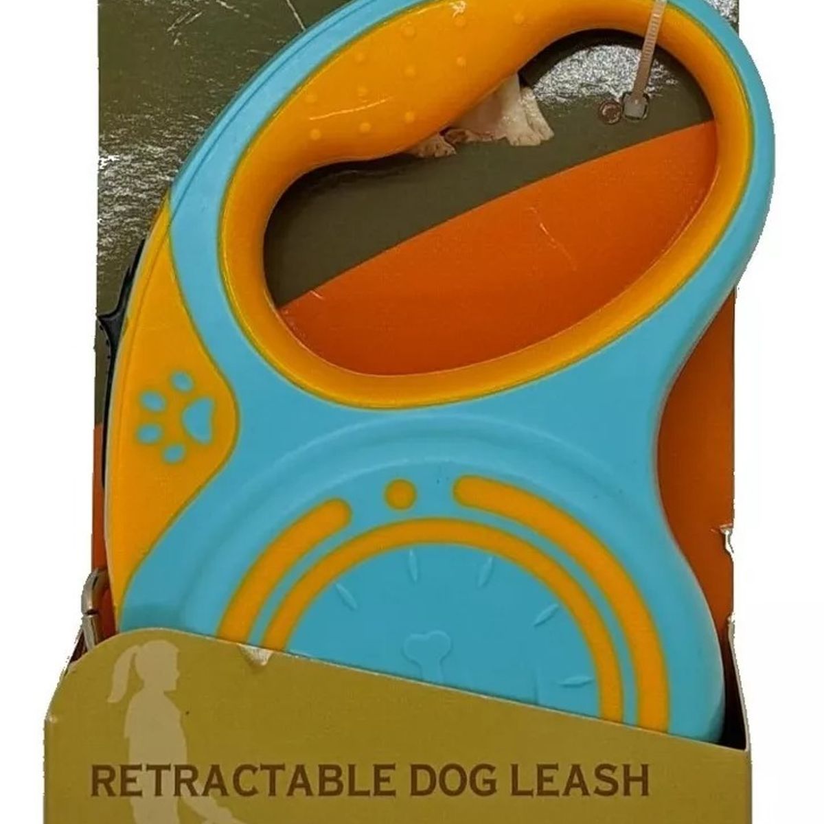 GENERICO - Correa Retractil Mascota Extensible 5 Metros Celeste