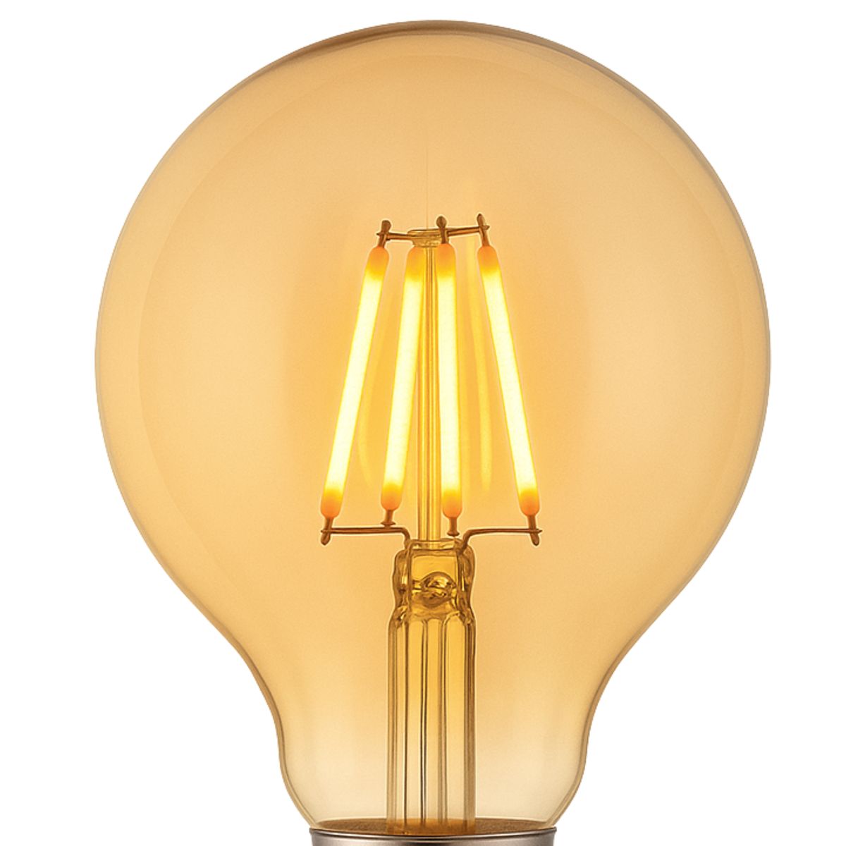 WELLMAX - Ampolleta LED Filament Deco Globo Wellmax E27 Calida 8W G95