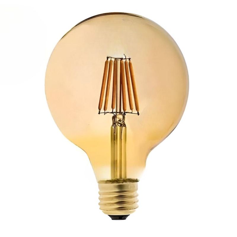 OEM - Ampolleta LED Filament Deco Globo Wellmax E27 Calida 8W G95