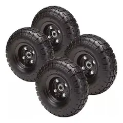 LISM - Pack 4 Ruedas Inflable 10 Pulgadas Yegua Carro Gokart 329009