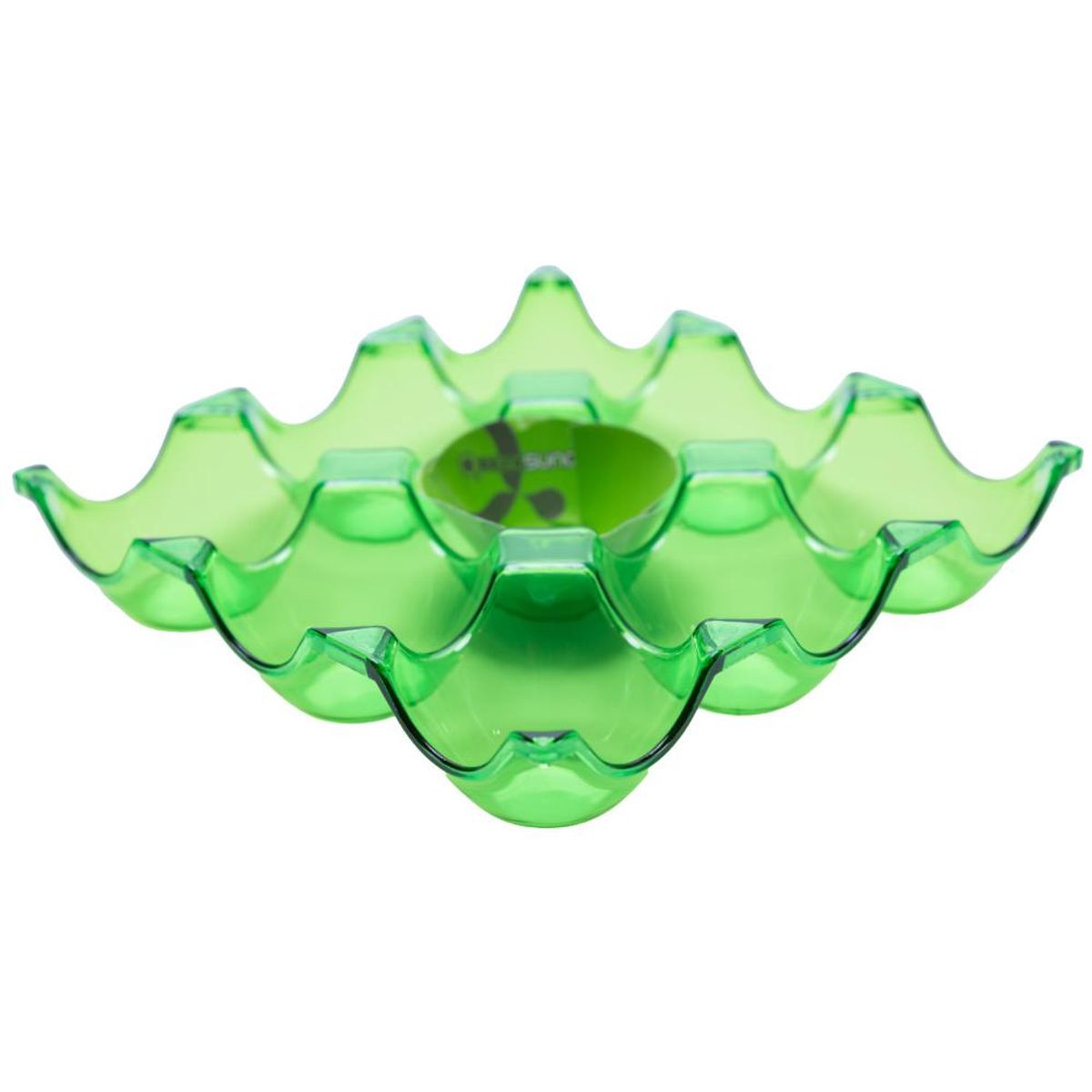 CASASUNCO - Set de 3 bandejas para huevos verde