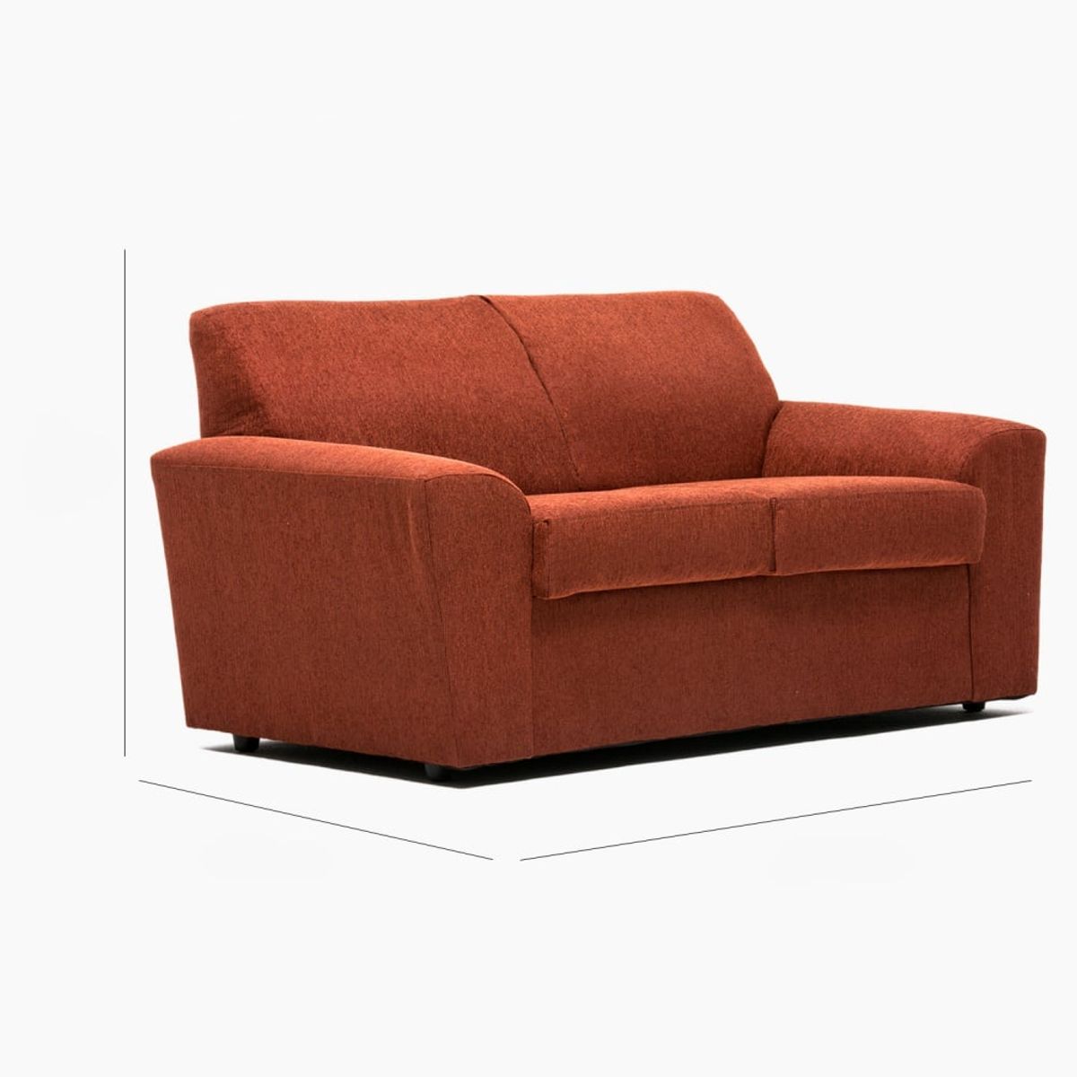 CABSUR - Sofa Milan 2C Terracota