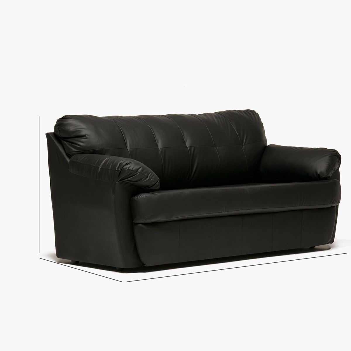 CABSUR - Sofa Caburga 3c Negro