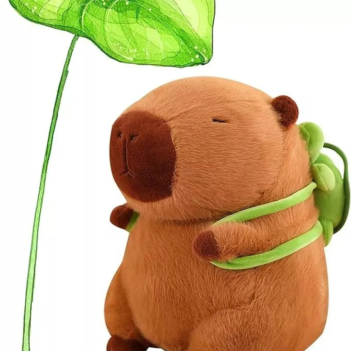 KUANGYE - Peluche Capibara Mochila Tortuga Super Soft