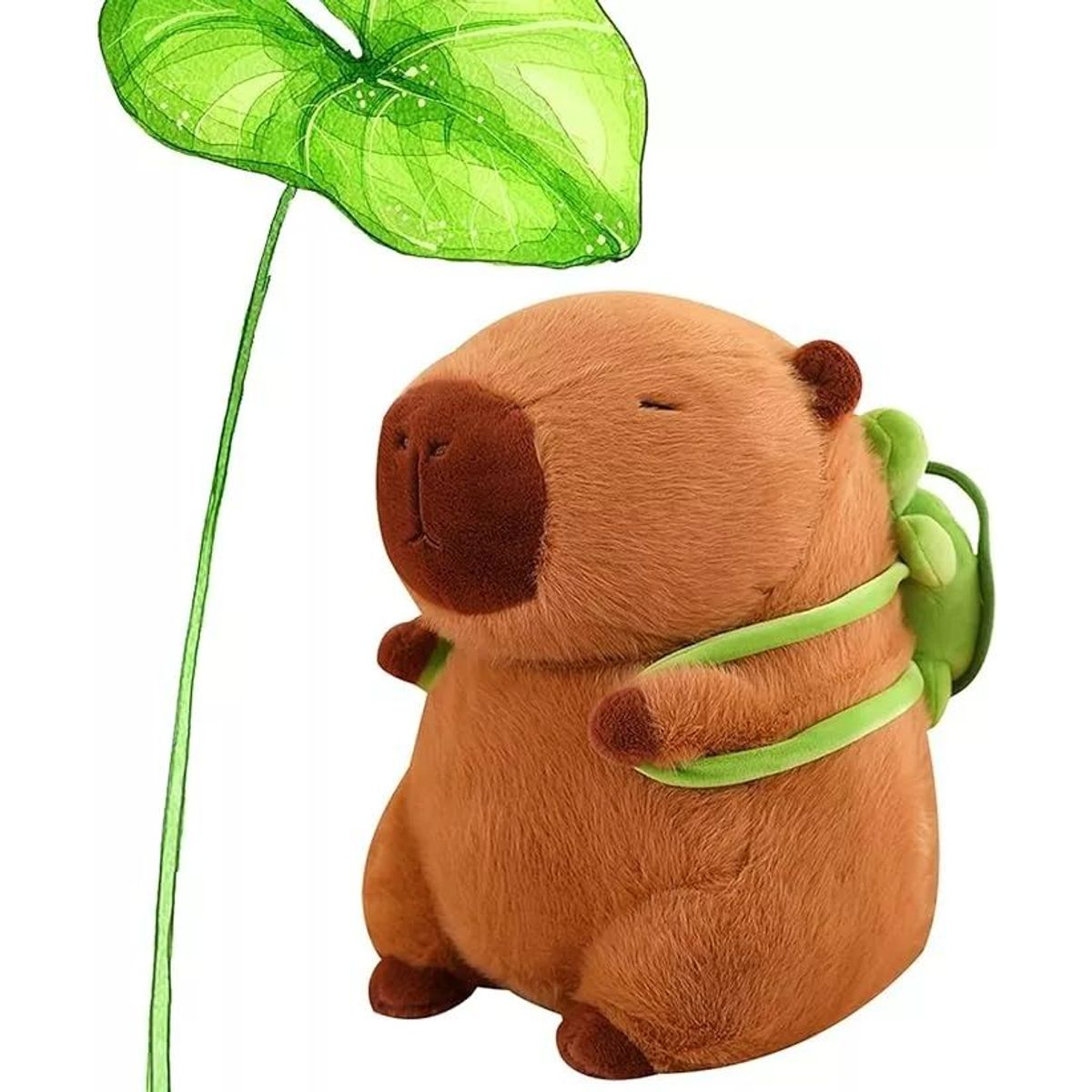 KUANGYE - Peluche Capibara Mochila Tortuga Super Soft