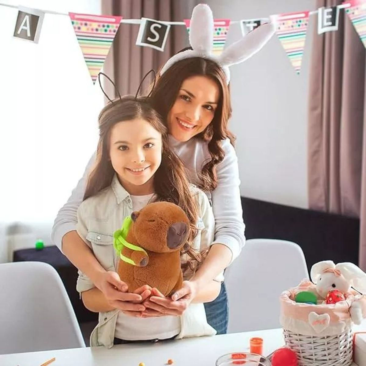 KUANGYE - Peluche Capibara Mochila Tortuga Super Soft