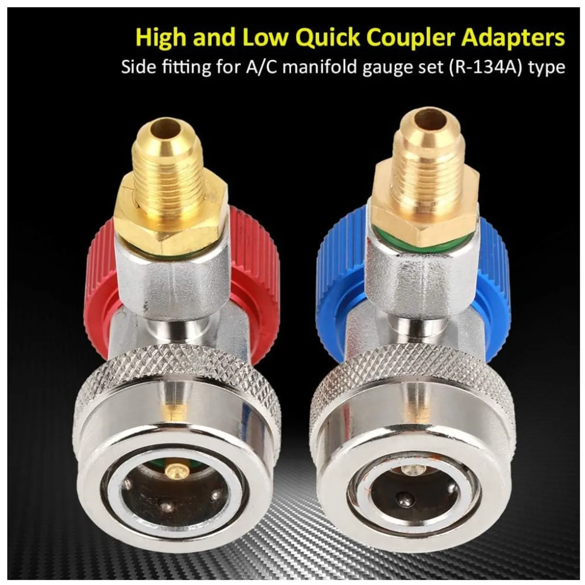 KUANGYE - Adaptador Acoples Rápido R134a Aire Acondicionado Automotriz