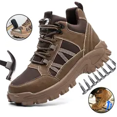 VERCI - Botas De Seguridad Hombre Trabajo De Zapato Tenis Industrial-