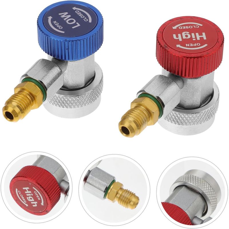 KUANGYE - Acoples Rápido R134a Aire Acondicionado Automotriz