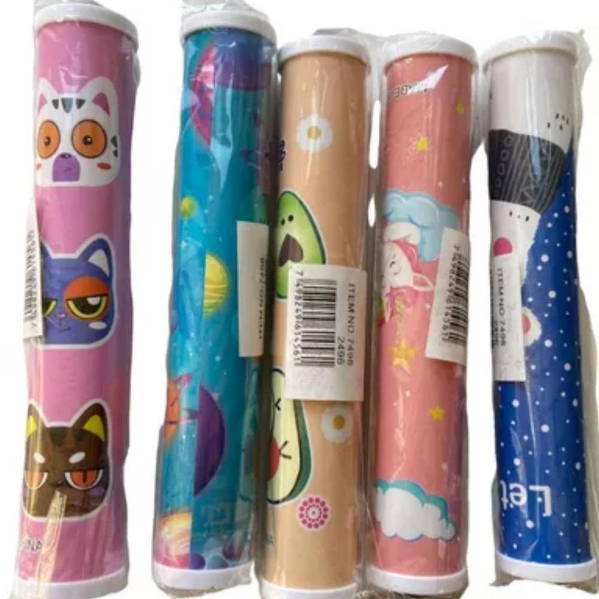 ARTIDIX - Set de 10 caleidoscopio para niños y niñas 17 cm