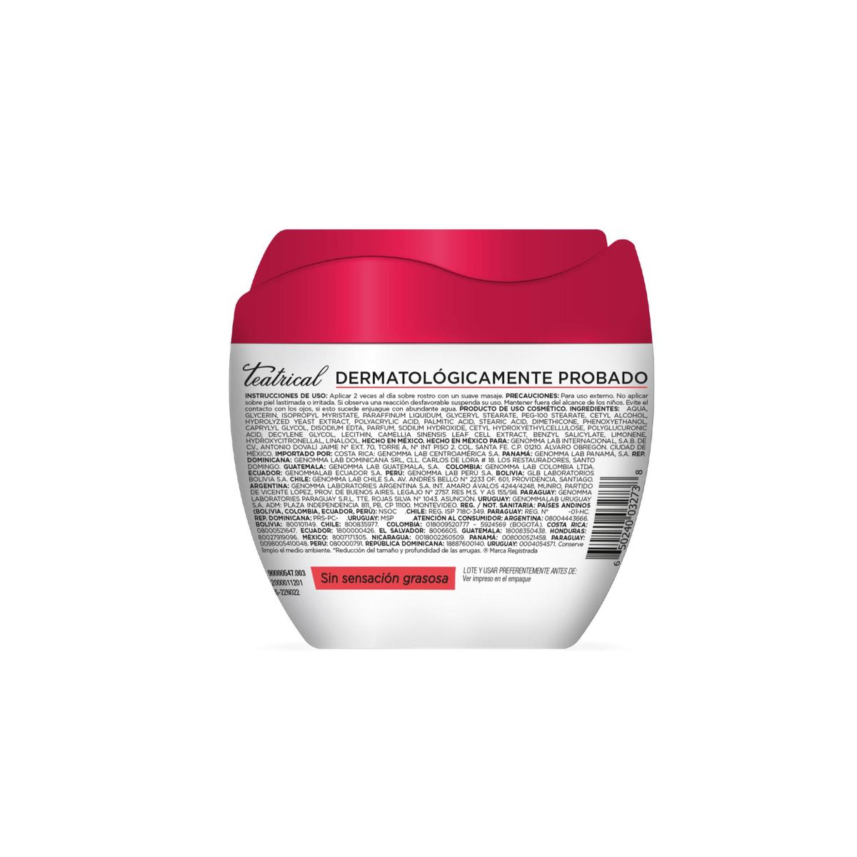 TEATRICAL - Teatrical Crema Facial Antiarrugas 200 GR