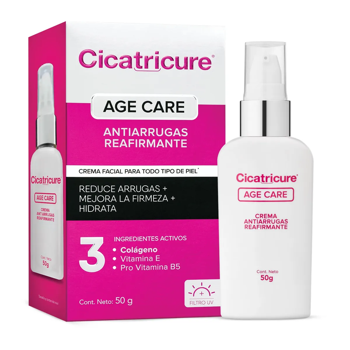 CICATRICURE - Cicatricure Age Care Crema Antiarrugas Reafirmante 50 G
