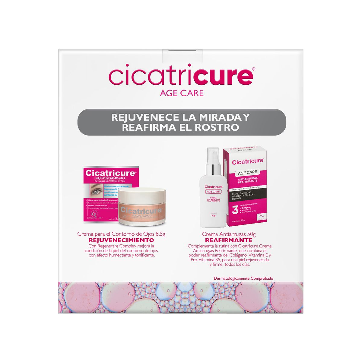 CICATRICURE - Pack Cicatricure Age Care Reafirmante+Cicatricure Ojos 8,5Gr.-
