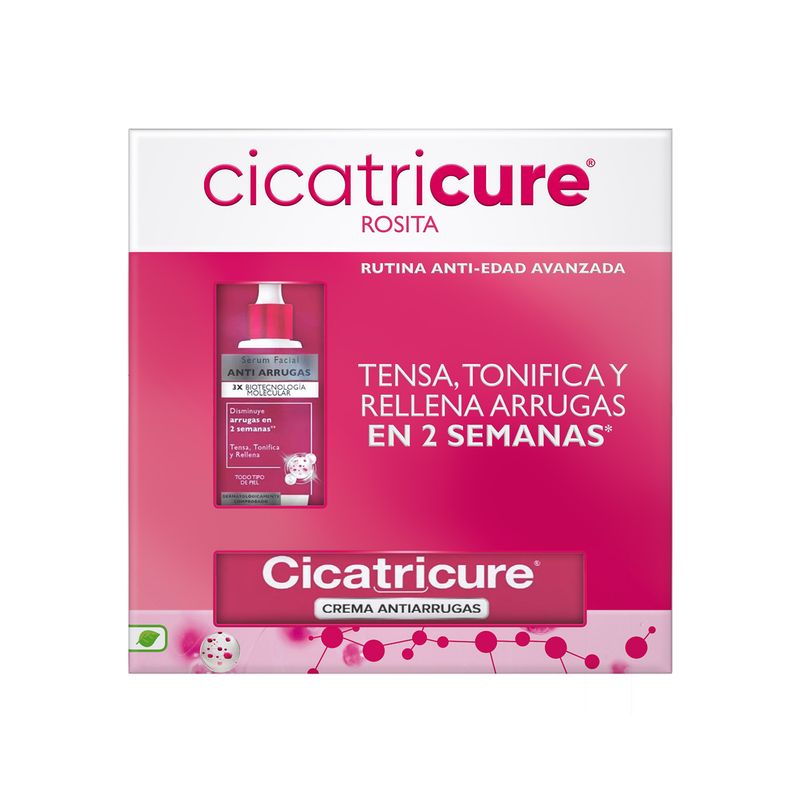 CICATRICURE - Pack Cicatricure Serum Antiarrugas 30 ML + Crema Antiarrugas 30 G