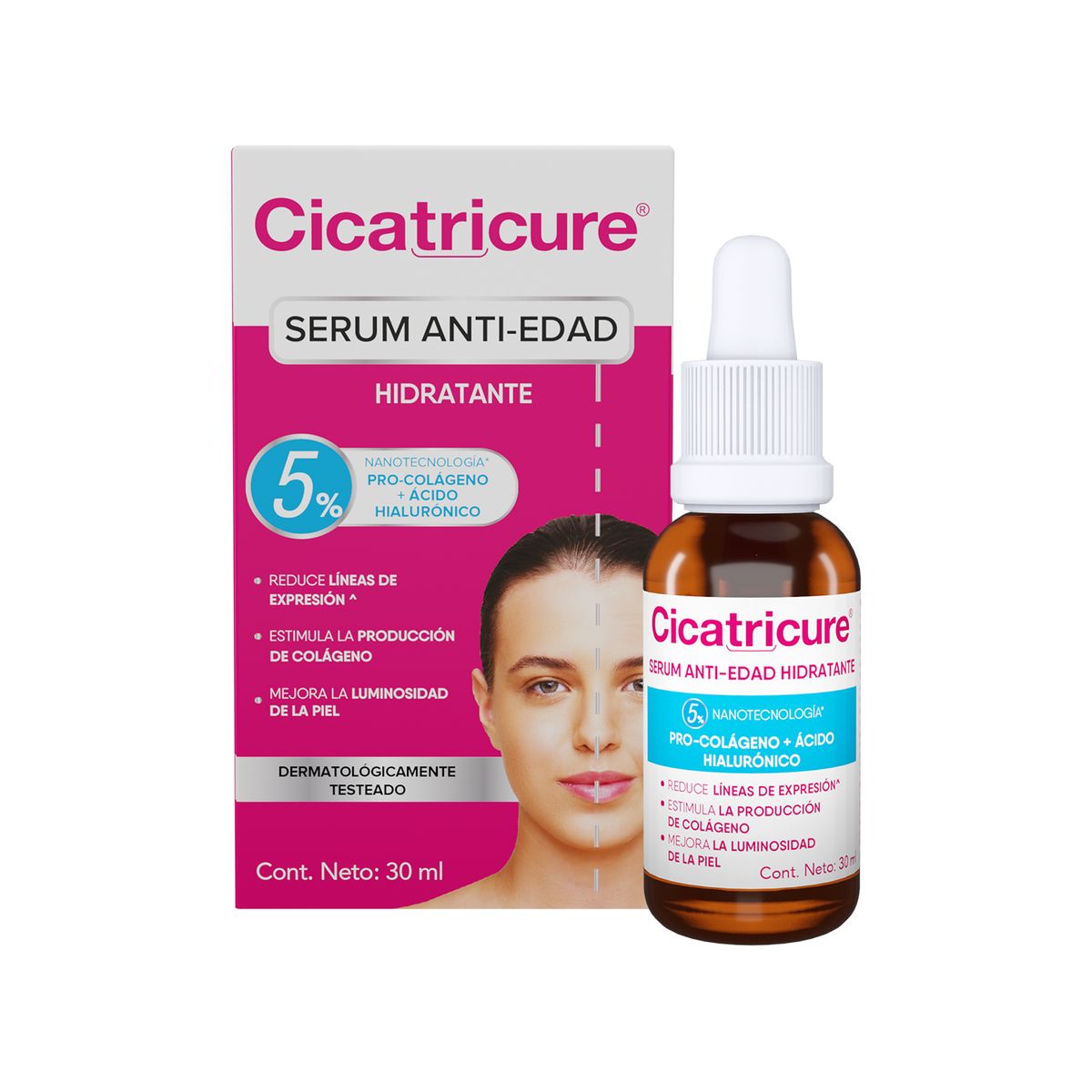 CICATRICURE - Cicatricure Serum Facial Anti-Edad Hidratante 30Ml
