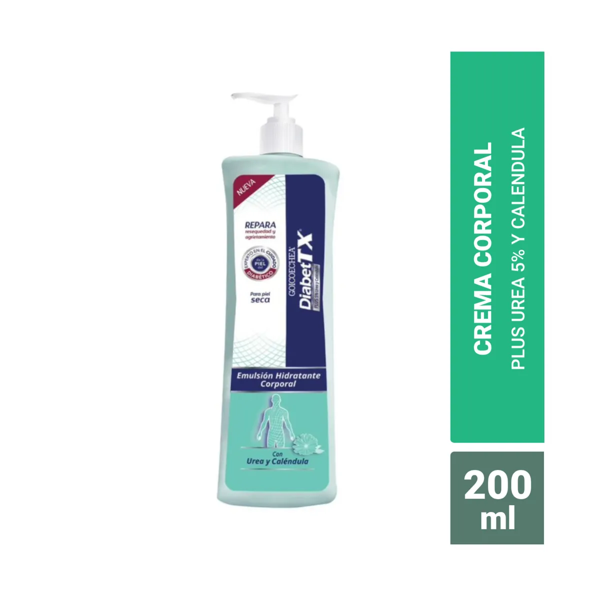GOICOECHEA - Goicoechea DiabetTx Emulsión 5% Urea Y Caléndula 200 ML