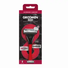 GROOMEN - Máquina Afeitar 500 + 1 Cartucho De 5 Navajas