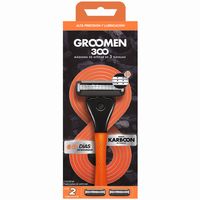 Máquina Afeitar 300 + 2 Cartuchos De 3 Navajas