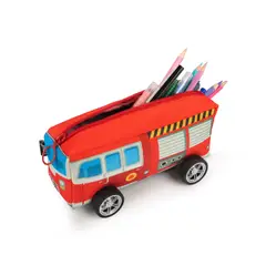 FABER-CASTELL - Estuche Carro de Bomberos Rojo