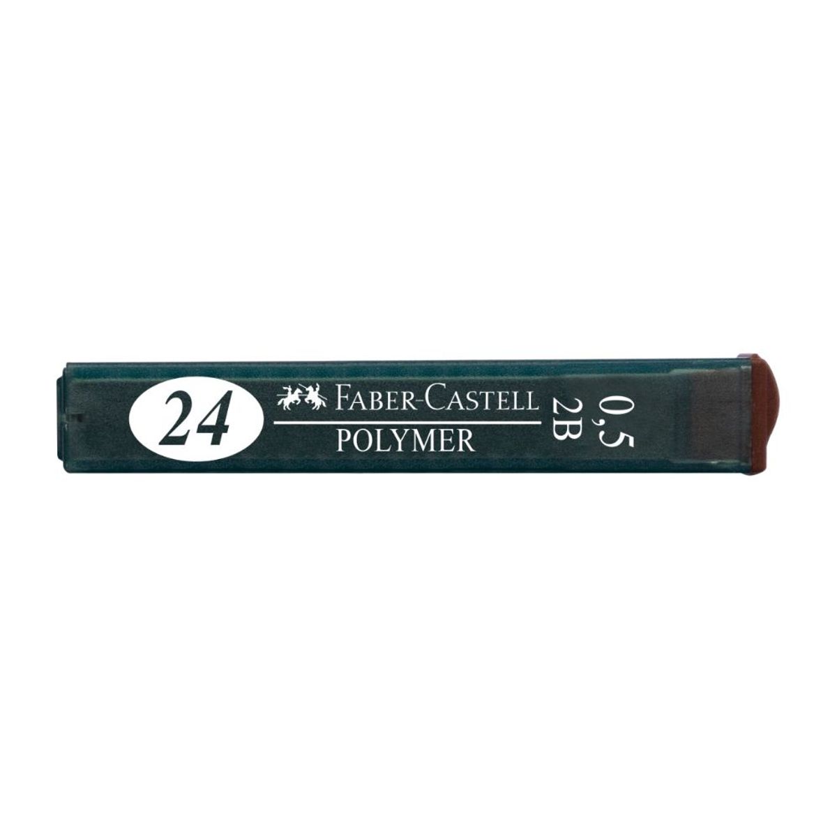 FABER-CASTELL - Minas de Grafito Polymer Faber-Castell 0.5mm 2B x24
