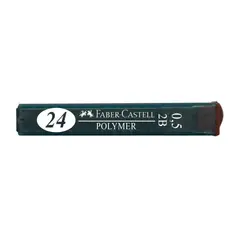 FABER-CASTELL - Minas de Grafito Polymer 0.5mm 2B x24