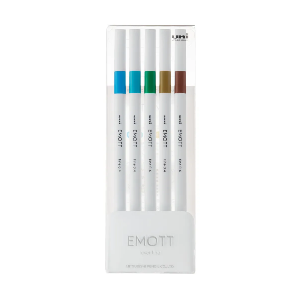 UNI BALL - Set Tiralíneas Uniball Emott PEM-SY N°4 x5 Colores