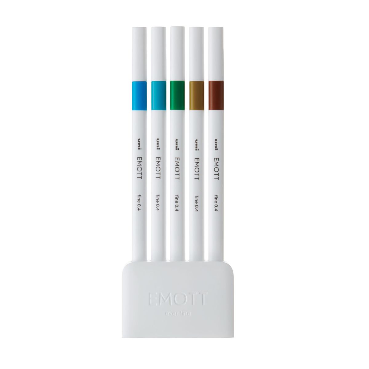UNI BALL - Set Tiralíneas Uniball Emott PEM-SY N°4 x5 Colores