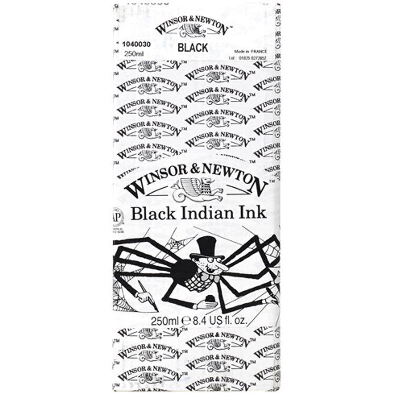 WINSOR AND NEWTON - Tinta para Dibujo Negro Winsor & Newton 250ml