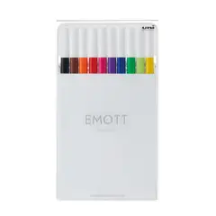 UNI BALL - Set Tiralíneas Uniball Emott PEM-SY N°1 x10 Colores