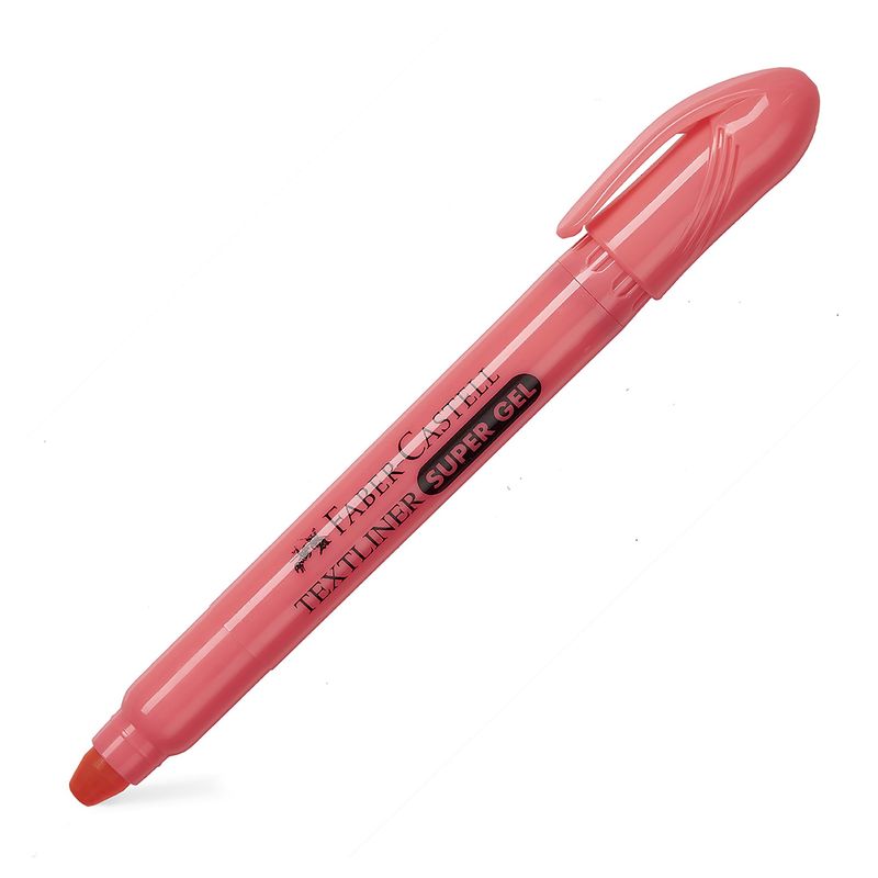 FABER-CASTELL - Resaltador Destacador Super Gel 1557 Faber-Castell Rosado