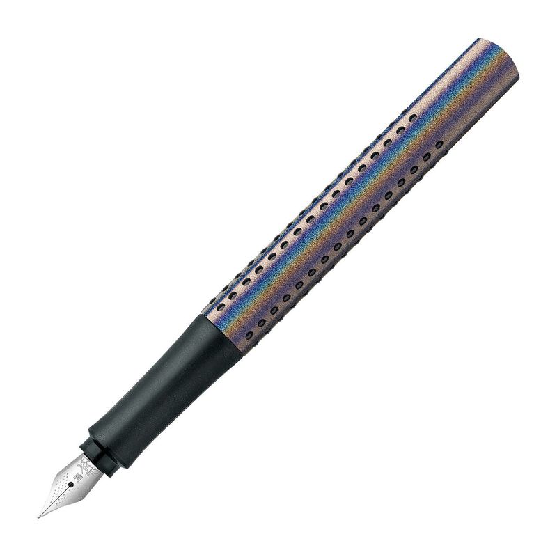 FABER-CASTELL - Pluma Estilográfica Grip Edition Faber-Castell M Silver