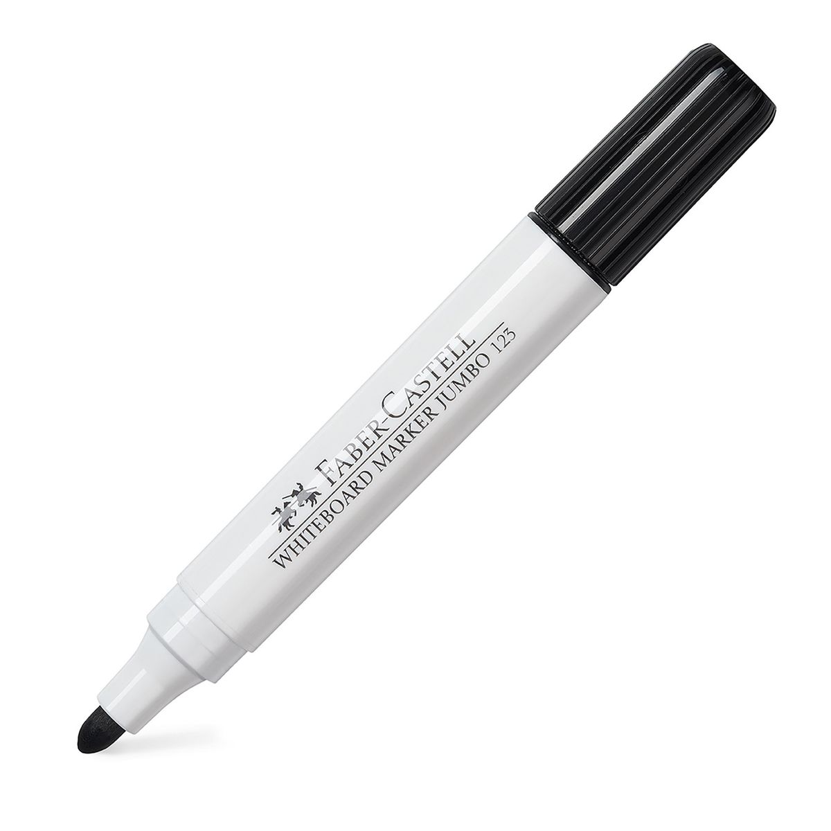 FABER-CASTELL - Marcador Pizarra Blanca Jumbo 123 Faber-Castell Negro