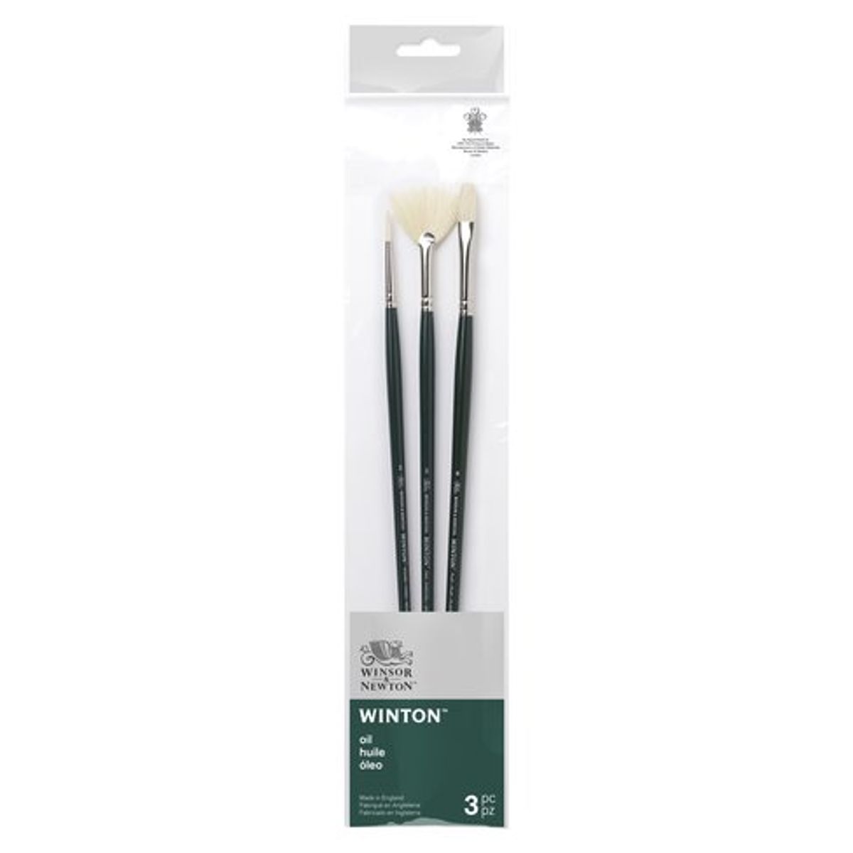 WINSOR AND NEWTON - Set 3 Pinceles Cotman Winsor & Newton Mango LargoV3