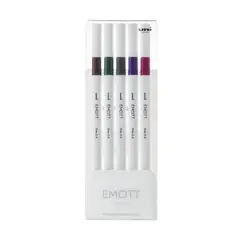 UNI BALL - Set Tiralíneas Uniball Emott PEM-SY N°3 x5 Colores
