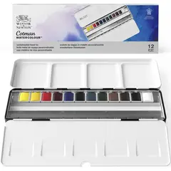 WINSOR AND NEWTON - Acuarela Cotman set caja azul