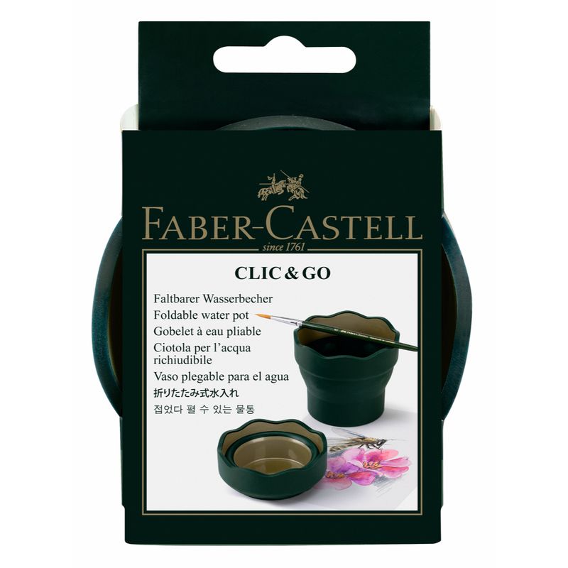 FABER-CASTELL - Vaso De Agua Faber-Castell Click&Go