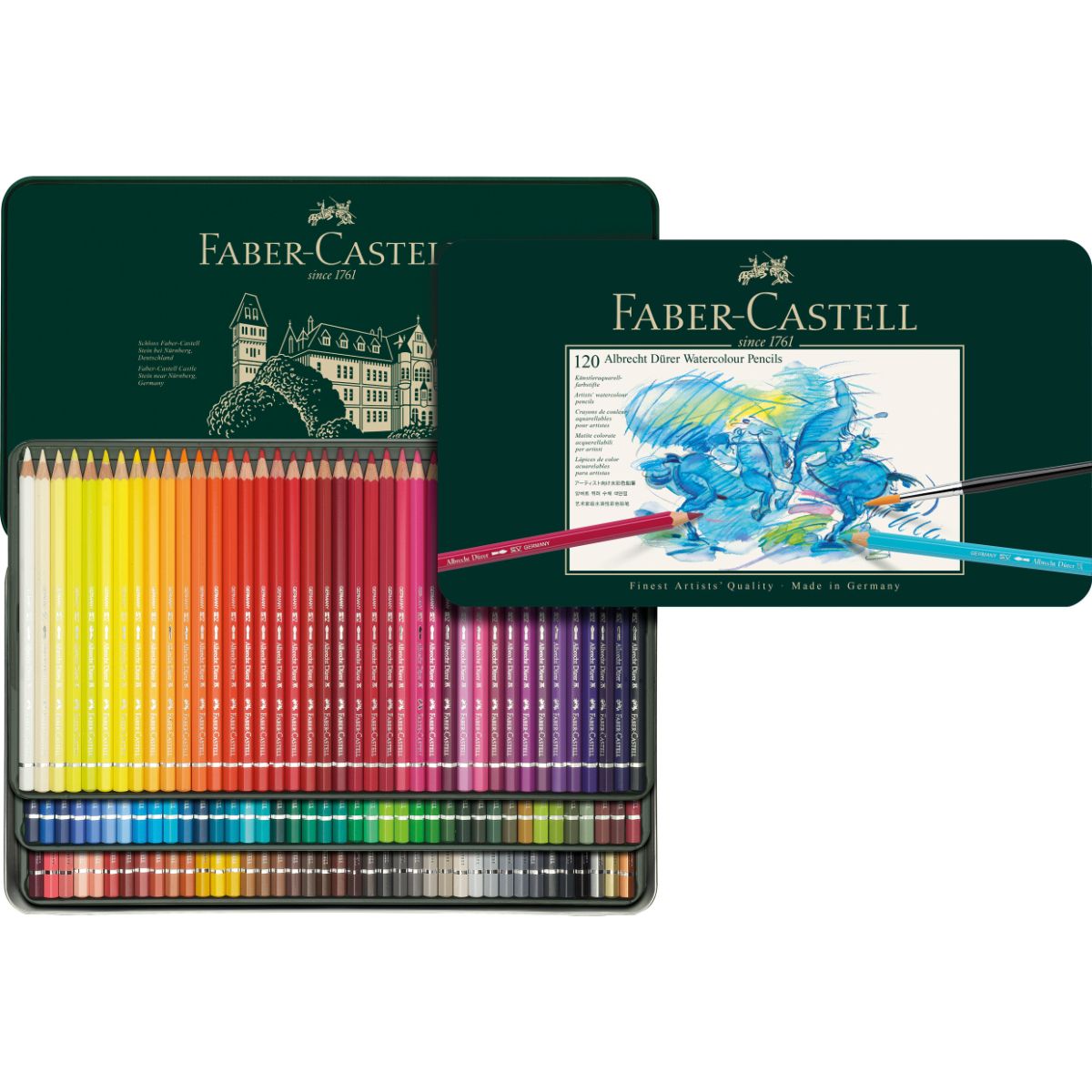 FABER-CASTELL - Lápices Colores Acuarelables A.Dürer Faber-Castell x120
