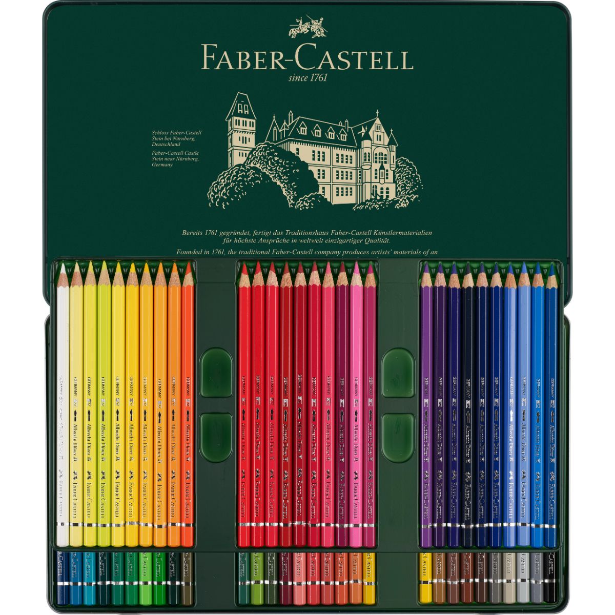 FABER-CASTELL - Lápices de 60 Colores Acuarelables A.Dürer Faber-Castell