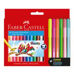 FABER-CASTELL - Marcador Fiesta45 x18 Colores
