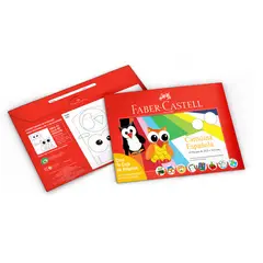 FABER-CASTELL - Cartulina Española x10 Pliegos de Colores