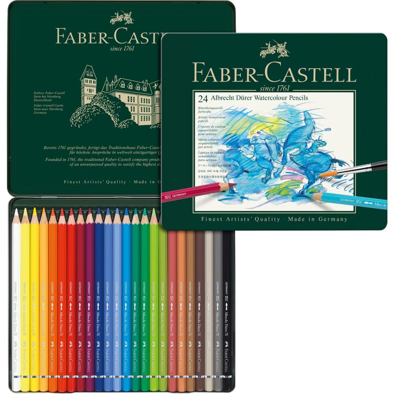 FABER-CASTELL - Lápiz Acuarelable A.Dürer Faber-Castell x24 Colores